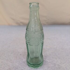 Vintage Coca Cola Bottle Light Green Glass Montgomery Alabama Hobbleskirt VG